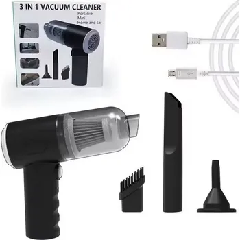 Vysavač Mini Vysavač 3v1 AS-228 - Do Auta i Těžko Dostupných Míst