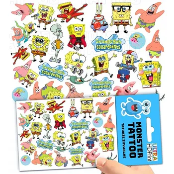 Odstranitelné tetování Filmová a herní nálepka na tetování Dětské vodní tetování Omyvatelné k narozeninám Dárek Dočasný dárek pro děti Originální opakovaně použitelné Spousta Vzorů