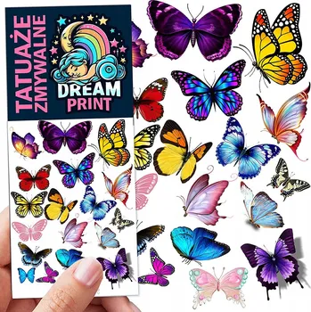 Tetování Smyvatelné tetování pro děti - Motýlci