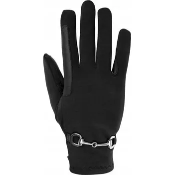 Rukavice Jezdecké rukavice Horsenjoy černé, vel. S