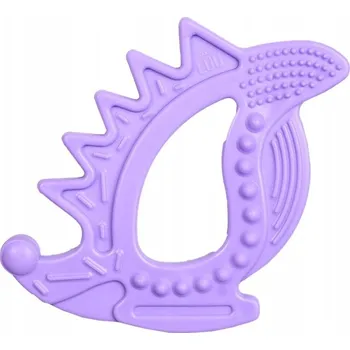 LUU KIDS Senzorické kousátko pro děti a kojence DRAGON PURPLE 4 m+