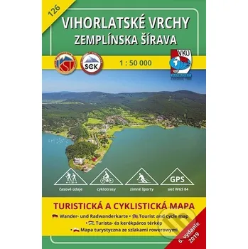 Záložka Vihorlatské vrchy - Zemplínska šírava 1:50 000 - kolektiv VKÚ Harmanec