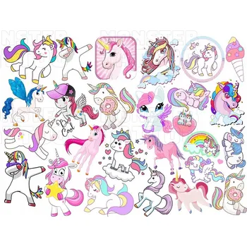 Odstranitelné tetování Smyvatelné tetování pro děti Jednorožci