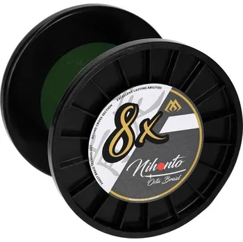 Pletená Šňůra Mikado Nihonto Octa Braid Zelená 3000m 0,30mm/29,9kg