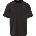 Build your Brand Pánské tričko z těžké bavlny "Stonewash" - M black