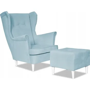 Křeslo Křeslo ušák Family Meble modré