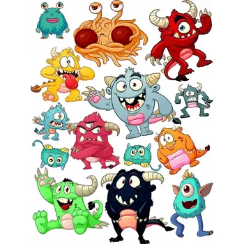 Tetování Smyvatelné tetování pro děti - Monstra / Příšerky