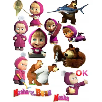 Odstranitelné tetování DOČASNÉ OMYVATELNÉ TETOVÁNÍ PRO DĚTI Máša a medvěd BEAR