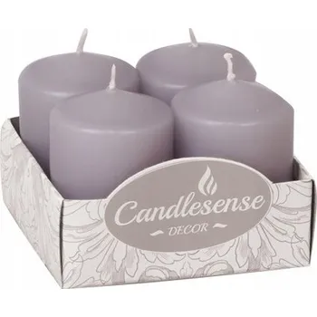 Svíčka Tradiční parafinová svíčka bez vůně Zniczplast 4 ks