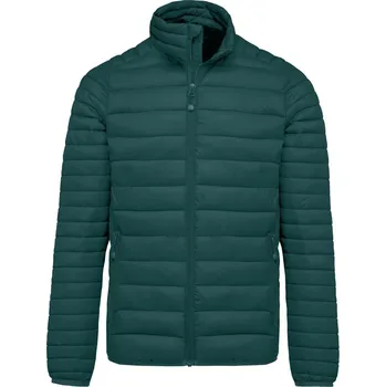 Pánská casual bunda Kariban Lehká pánská prošívaná bunda - 4XL mineral green