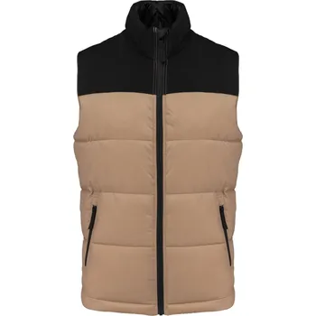 Pánská vesta Kariban Prošívaná vesta - S wet sand/black