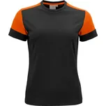 Printer Dámské tričko z těžké bavlny - M black/orange