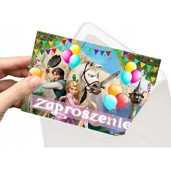 Pozvánka POZVÁNKA ZAPLETENÍ NA DĚTSKOU OSLAVU + OBÁLKA DÁREK