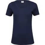 TEE JAYS Dámské elastické tričko - S navy