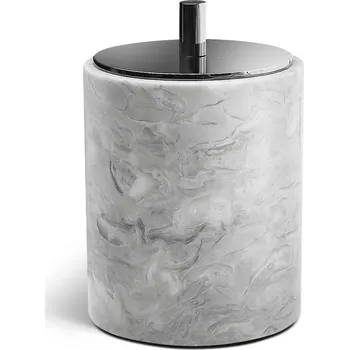 Dóza na potraviny Mramorová dóza na kosmetické polštářky Pearl Grey