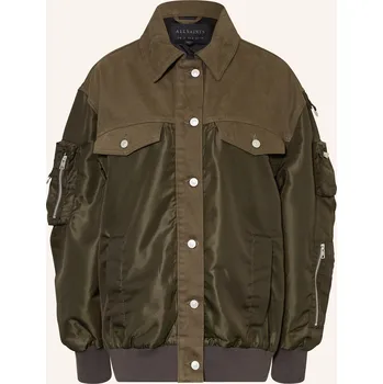 Dámský kabát Allsaints Dámský Blouson Verity Bomber Ze&nbsp;Směsi Materiálů,...