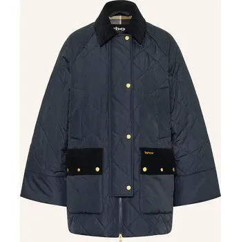 Dámský kabát Barbour Dámský Prošívaný Kabát Aldburgh, tmavě modrá, 34