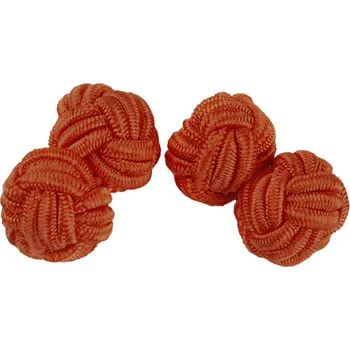 Manžetový knoflíček Oranžové manžetové uzlíky