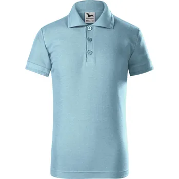 Chlapecké tričko MALFINI Dětská pique směsová polokošile Malfini 200 g/m2 Barva: modrá nebeská, Velikost: 122 cm/6 let