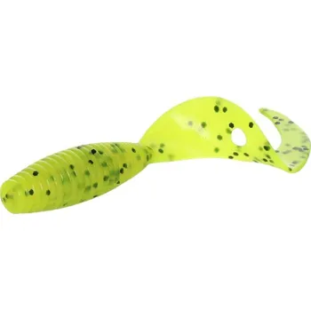 Rybářský háček Mikado NÁSTRAHA - TWISTER 51mm/ CHARTREUSE PEPPER