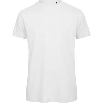 Pánské tričko B&C Collection Pánské tričko Medium Fit z bio bavlny - S white