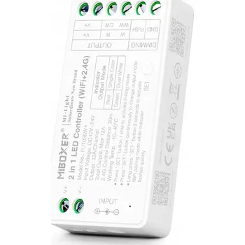 LED osvětlení MiBoxer FUT035W+ WiFi ovladač LED pásků 2,4 GHz CCT 12–24V MiLight Tuya