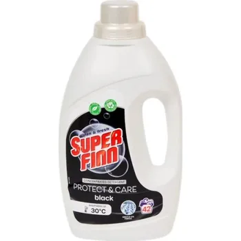 Prací prostředek Tekutý prací prostředek na černé prádlo Super Finn 1,5 l