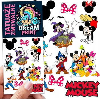 Odstranitelné tetování DOČASNÉ OMYVATELNÉ TETOVÁNÍ PRO DĚTI - Mickey Mouse