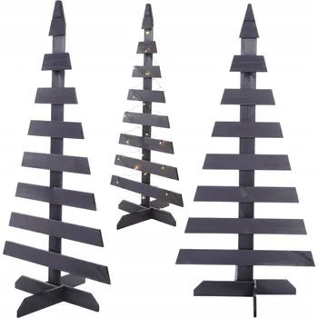 Obraz Dřevěný vánoční stromek stojící 118x57,4 cm, IMPREGNOVANÝ, ekologická vánoční dekorace