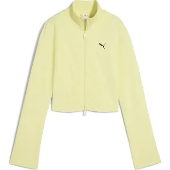 Dámská cargo bunda Dámské bunda PUMA DARE TO SLIM CROPPED TRACK JACKET 63214635 GOLD MOON XS