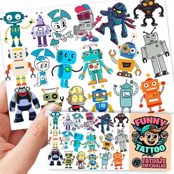 Odstranitelné tetování Filmová a herní nálepka na tetování Dětské vodní tetování Omyvatelné k narozeninám Dárek Dočasný dárek pro děti Originální opakovaně použitelné Spousta Vzorů