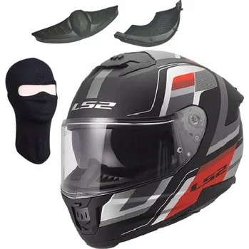 Helma na motorku MOTOCYKLOVÁ PŘILBA LS2 FF808 STREAM II sluneční clona VINTAGE černá šedá ECE 22.06