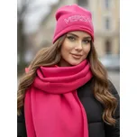 Teplákový set VSB NELA čepice + šála růžová , VELIKOST UNI