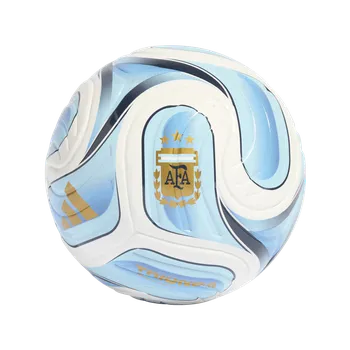 Fotbalový míč Adidas Trionda Argentina Home bílá/světle modrá UK 1