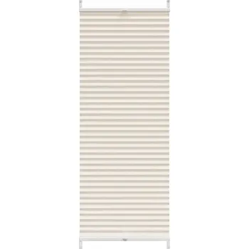 Roleta Kremová plisovaná roleta 50 x 150 cm, montáž bez vrtání