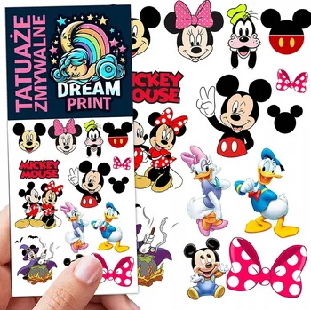 Odstranitelné tetování DOČASNÉ OMYVATELNÉ TETOVÁNÍ PRO DĚTI - Mickey Mouse