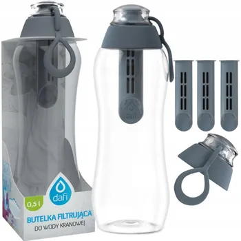 Láhev Filtrační láhev Dafi Soft 0,5 l stříbrná/šedá