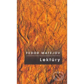 Lektúry - Fedor Matejov Slovak Academic Press