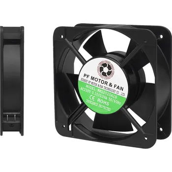 PC ventilátor JING DA FAN Ventilátor do PC 120x25mm 230V TERMINAL