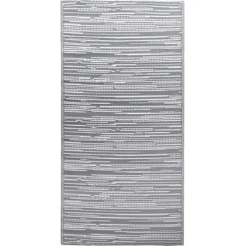 Koberec Koberec ARAKIL, polypropylen, šedý, 80 x 150 cm, žakárový