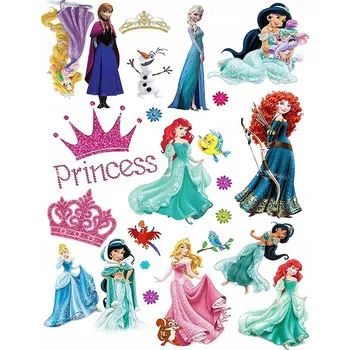 Odstranitelné tetování TETOVÁNÍ PRO DĚTI, OMYVATELNÉ, DOČASNÉ PRINCEZNY