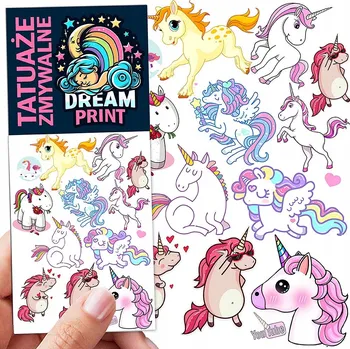 Odstranitelné tetování Filmová a herní nálepka na tetování Dětské vodní tetování Omyvatelné k narozeninám Dárek Dočasný dárek pro děti Originální opakovaně použitelné Spousta Vzorů