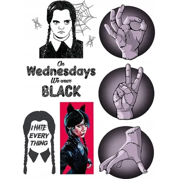 Odstranitelné tetování Filmová a herní nálepka na tetování Dětské vodní tetování Omyvatelné k narozeninám Dárek Dočasný dárek pro děti Originální opakovaně použitelné Spousta Vzorů