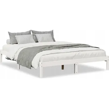 Postel Dřevěná postel G01V 140x220 bílá