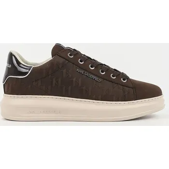 Pánská obuv Nubukové tenisky Karl Lagerfeld KAPRI KL52547K.244 hnědá 89X, EUR 44