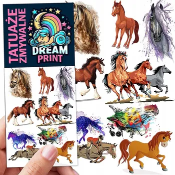 Odstranitelné tetování Filmová a herní nálepka na tetování Dětské vodní tetování Omyvatelné k narozeninám Dárek Dočasný dárek pro děti Originální opakovaně použitelné Spousta Vzorů