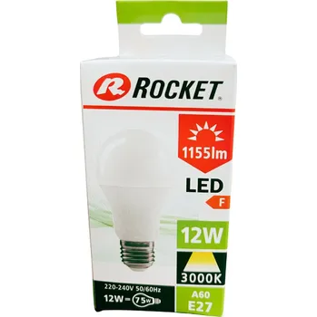 Žárovka LED ŽÁROVKA KOULE 12W ZÁVIT E27 1155LM TEPLÁ BARVA LEWIATAN