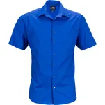 James & Nicholson Popelínová business košile s krátkým rukávem - 6XL royal