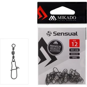 5ks Obratlík Barrel S Karabinkou Fastlock Mikado Vel. 4 BN