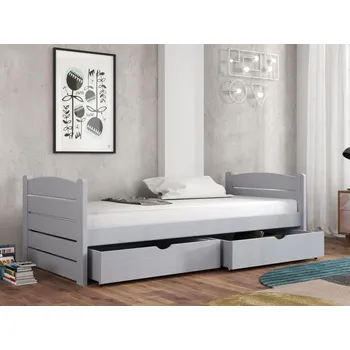 Dětská postel Dětská postel s úložným prostorem Ula Barva dřeva: Šedá, Rozměry: 90x200